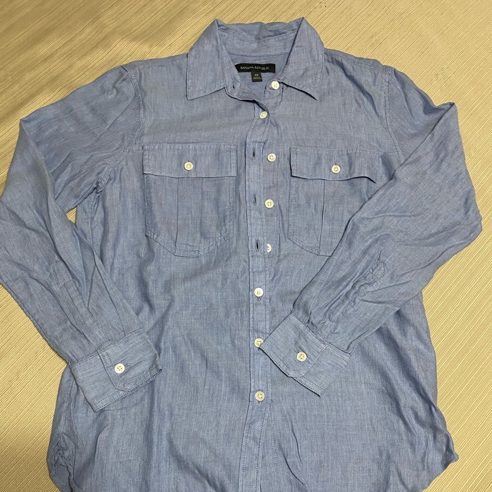 Jean button up